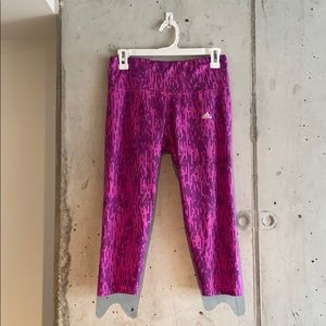 Adidas Purple Climalite Workout Pants | Size M
